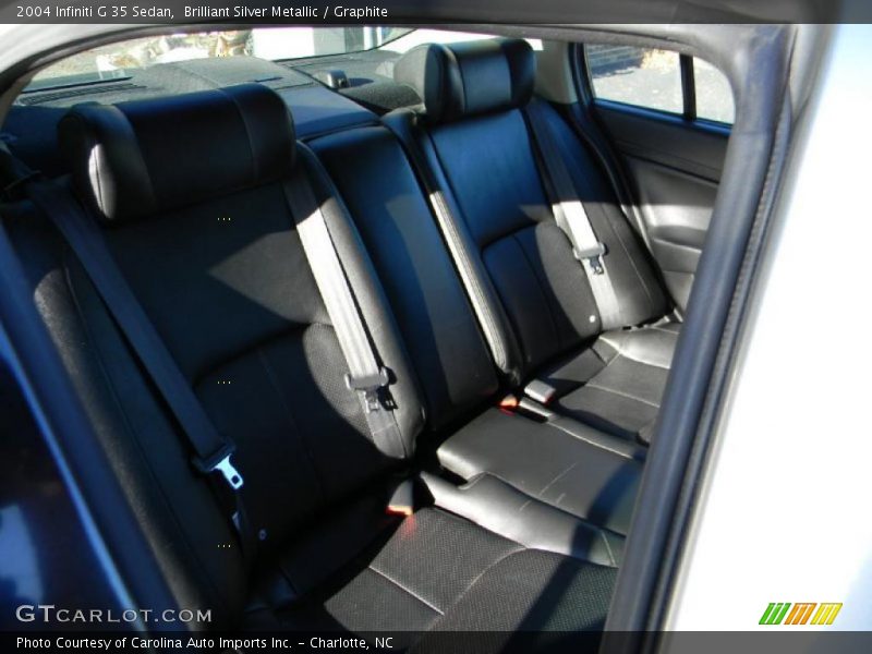 Brilliant Silver Metallic / Graphite 2004 Infiniti G 35 Sedan