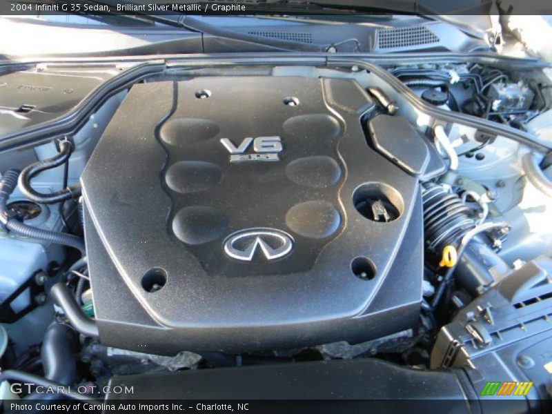 Brilliant Silver Metallic / Graphite 2004 Infiniti G 35 Sedan