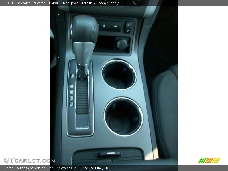 Red Jewel Metallic / Ebony/Ebony 2011 Chevrolet Traverse LT AWD