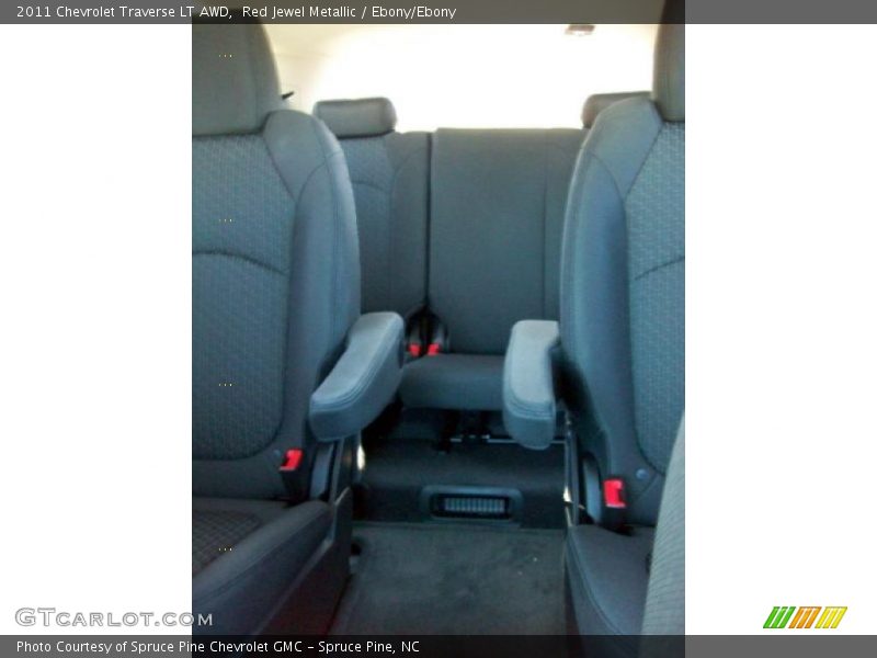 Red Jewel Metallic / Ebony/Ebony 2011 Chevrolet Traverse LT AWD