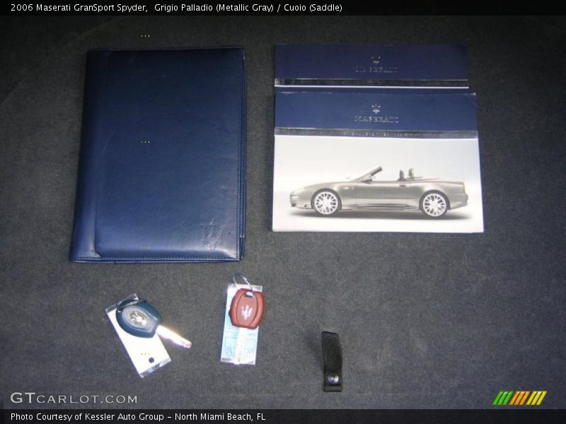 Grigio Palladio (Metallic Gray) / Cuoio (Saddle) 2006 Maserati GranSport Spyder