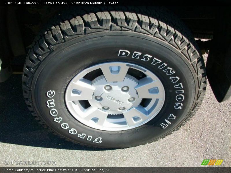 Silver Birch Metallic / Pewter 2005 GMC Canyon SLE Crew Cab 4x4