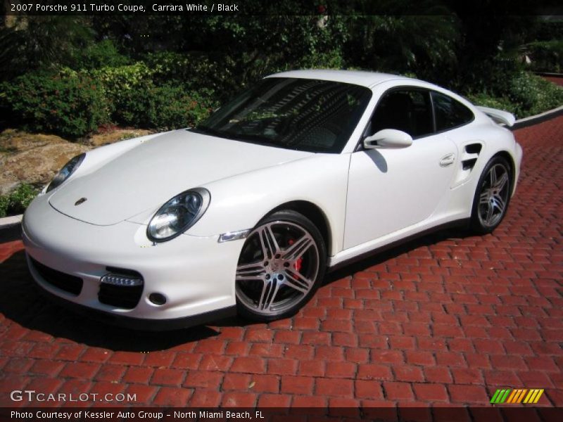 Carrara White / Black 2007 Porsche 911 Turbo Coupe