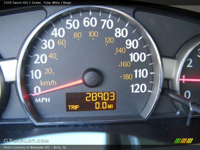 Polar White / Beige 2006 Saturn ION 2 Sedan
