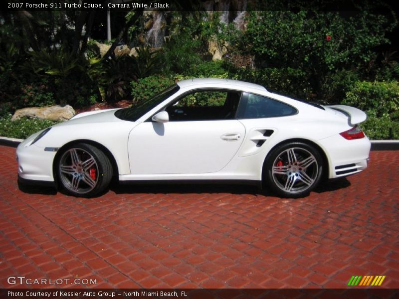 Carrara White / Black 2007 Porsche 911 Turbo Coupe
