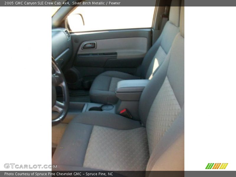 Silver Birch Metallic / Pewter 2005 GMC Canyon SLE Crew Cab 4x4