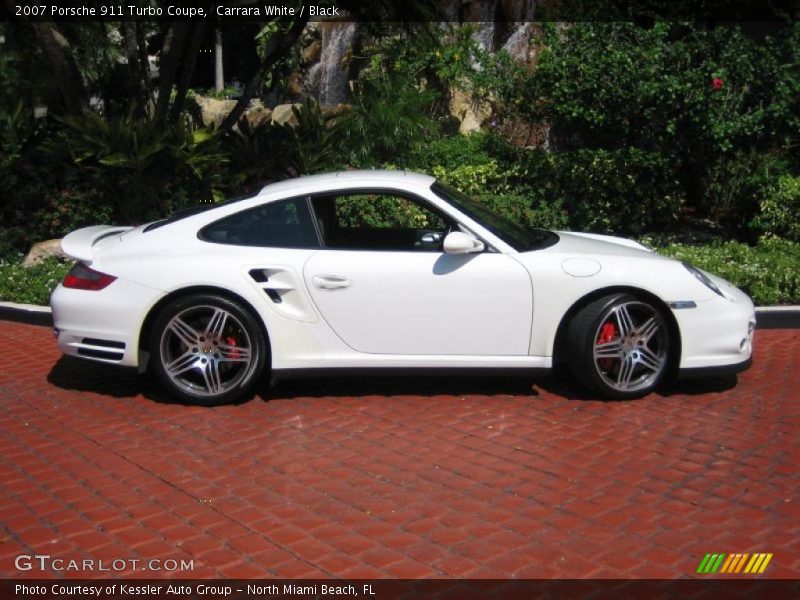 Carrara White / Black 2007 Porsche 911 Turbo Coupe