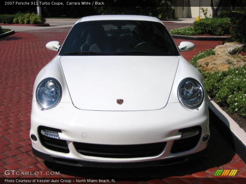 Carrara White / Black 2007 Porsche 911 Turbo Coupe