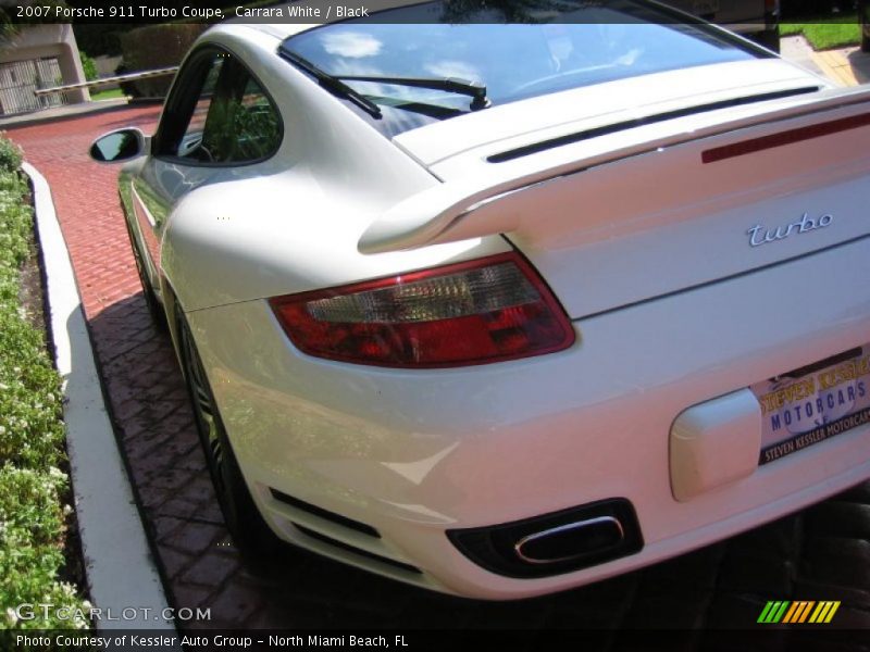 Carrara White / Black 2007 Porsche 911 Turbo Coupe