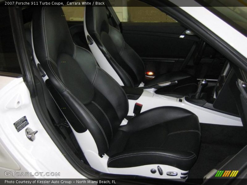 Carrara White / Black 2007 Porsche 911 Turbo Coupe
