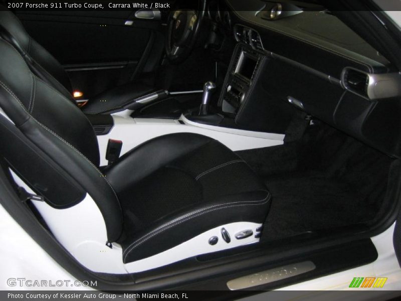 Carrara White / Black 2007 Porsche 911 Turbo Coupe