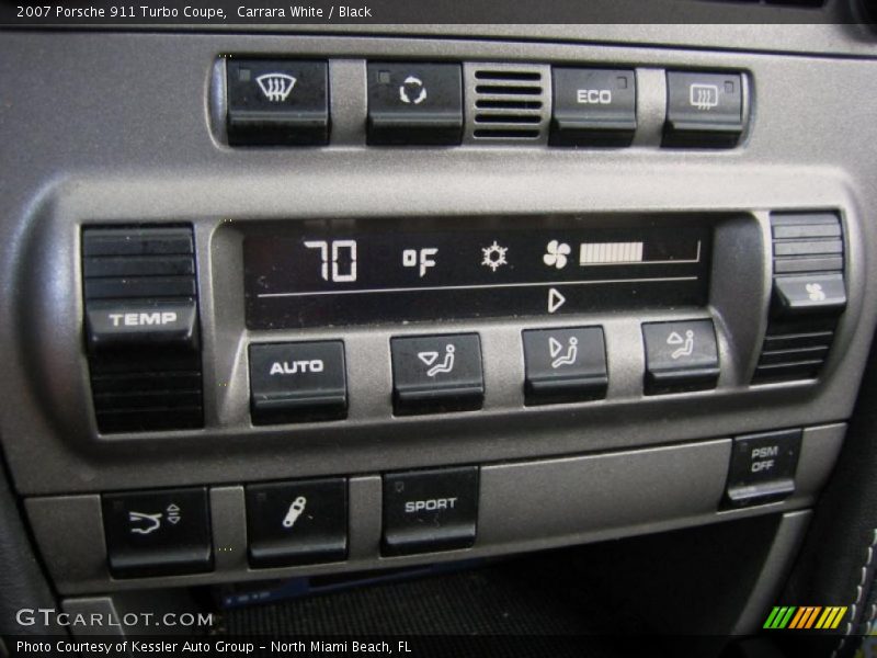 Carrara White / Black 2007 Porsche 911 Turbo Coupe