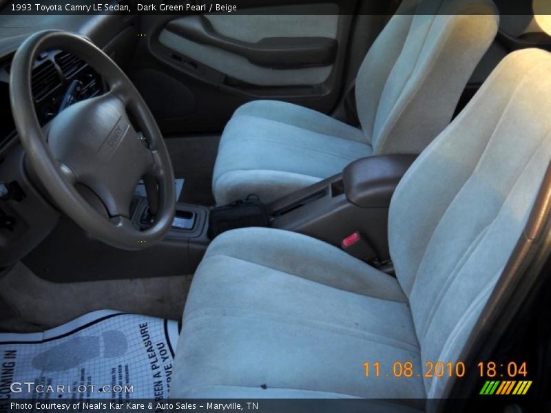  1993 Camry LE Sedan Beige Interior