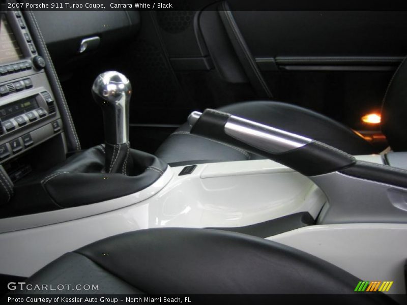 Carrara White / Black 2007 Porsche 911 Turbo Coupe