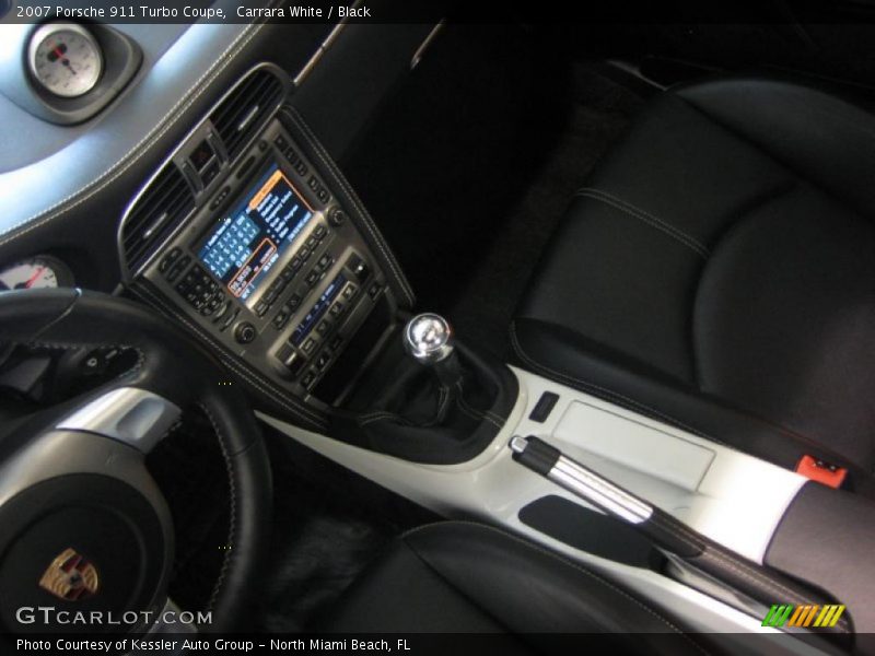Carrara White / Black 2007 Porsche 911 Turbo Coupe