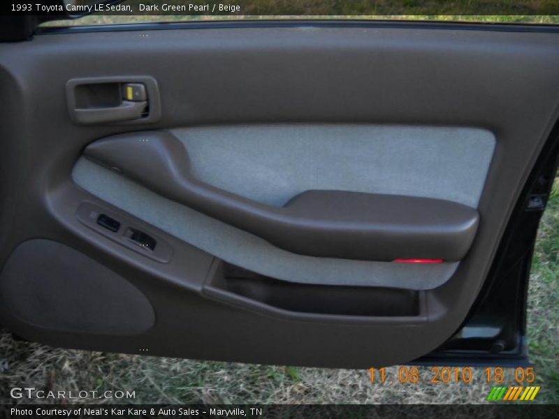 Door Panel of 1993 Camry LE Sedan