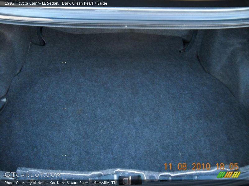  1993 Camry LE Sedan Trunk