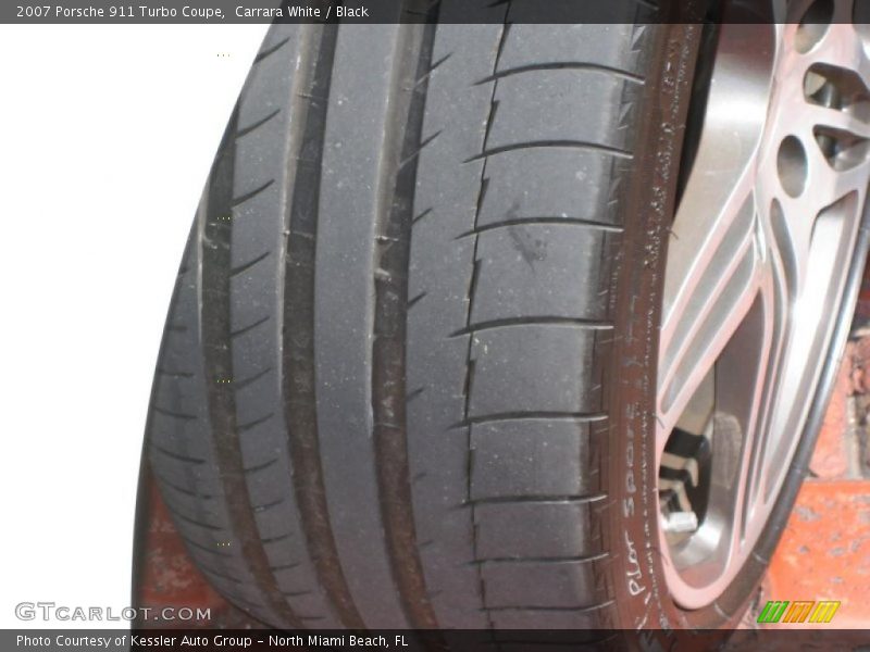 Carrara White / Black 2007 Porsche 911 Turbo Coupe