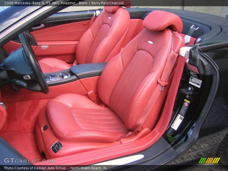  2006 SL 55 AMG Roadster Berry Red/Charcoal Interior