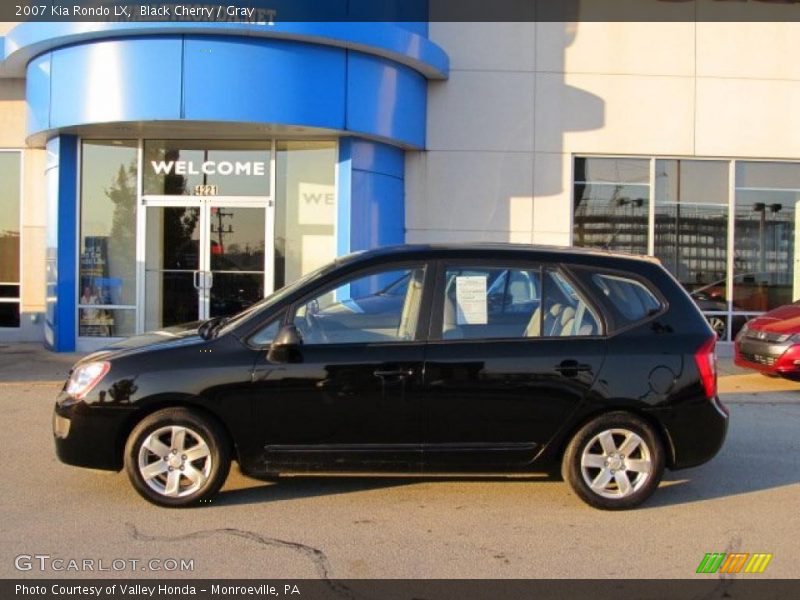 Black Cherry / Gray 2007 Kia Rondo LX