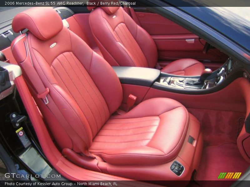  2006 SL 55 AMG Roadster Berry Red/Charcoal Interior
