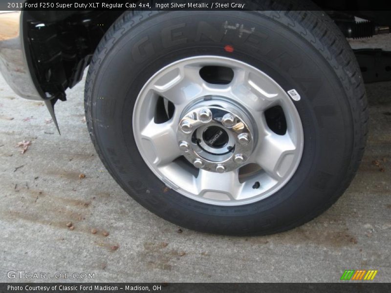 Ingot Silver Metallic / Steel Gray 2011 Ford F250 Super Duty XLT Regular Cab 4x4