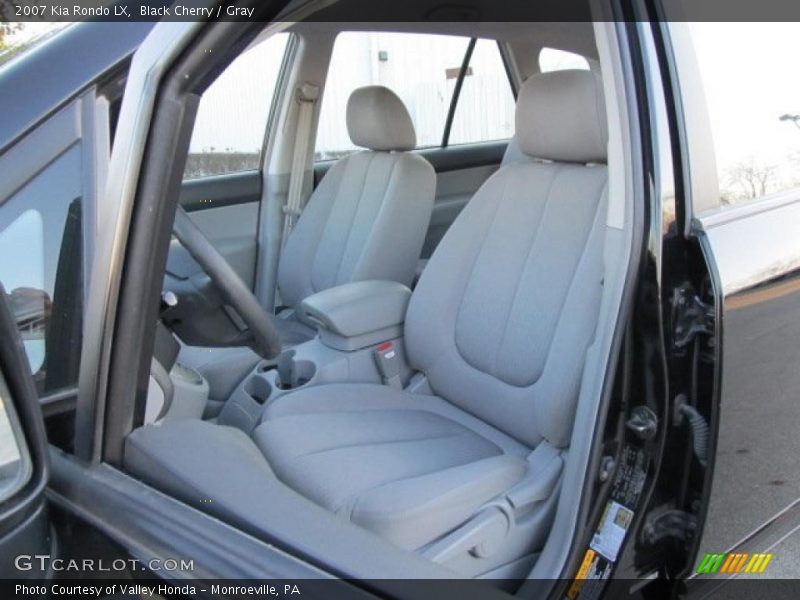 Black Cherry / Gray 2007 Kia Rondo LX