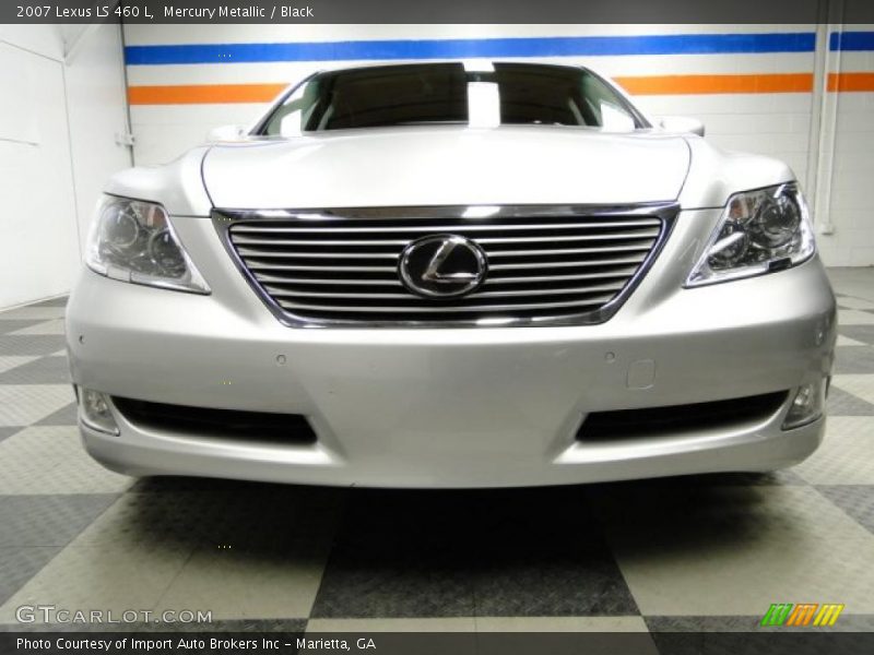 Mercury Metallic / Black 2007 Lexus LS 460 L