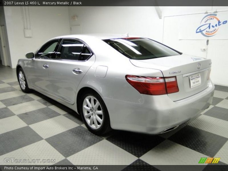 Mercury Metallic / Black 2007 Lexus LS 460 L