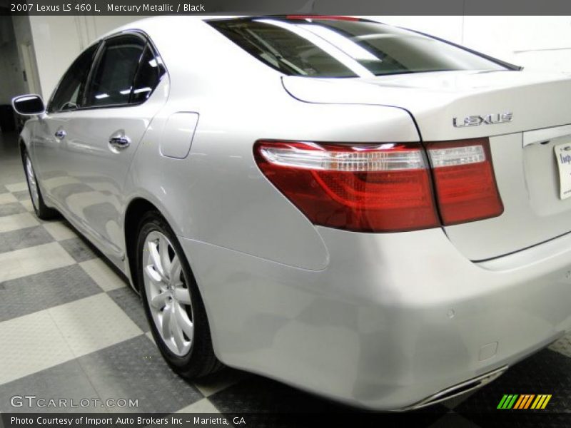 Mercury Metallic / Black 2007 Lexus LS 460 L