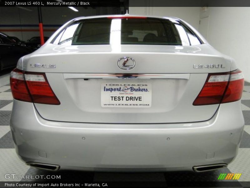 Mercury Metallic / Black 2007 Lexus LS 460 L