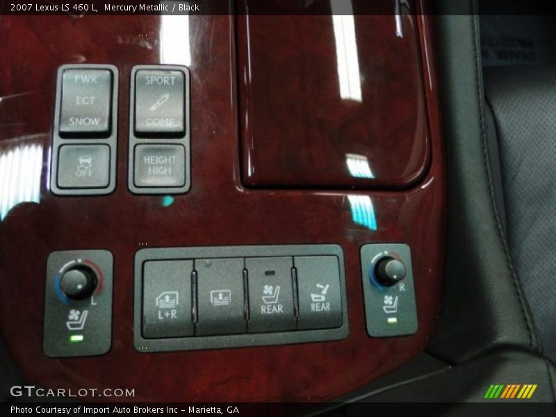 Mercury Metallic / Black 2007 Lexus LS 460 L