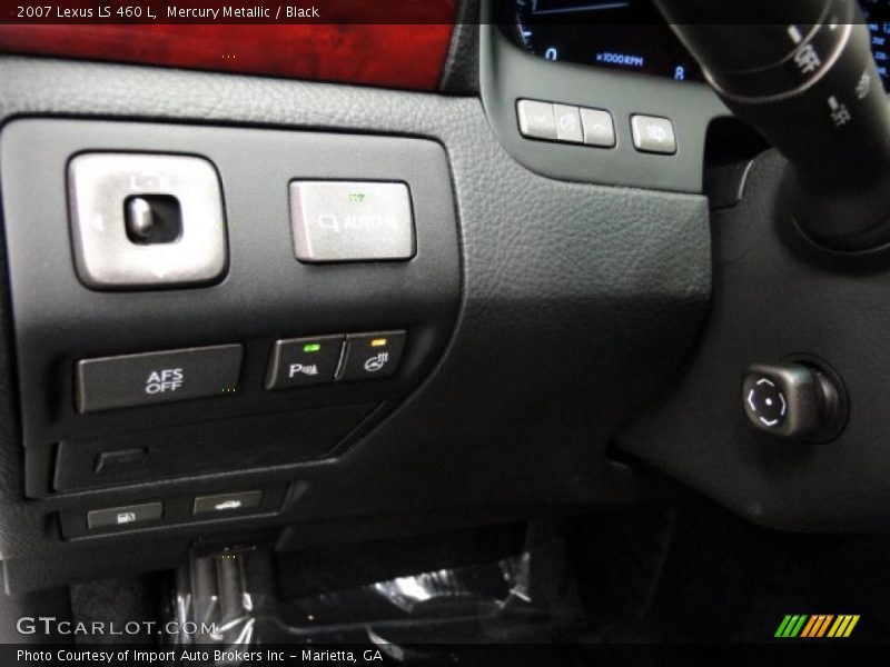 Mercury Metallic / Black 2007 Lexus LS 460 L