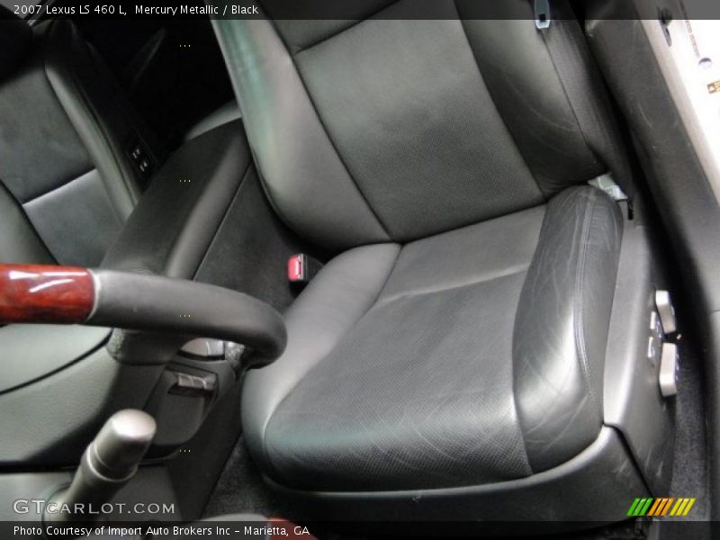 Mercury Metallic / Black 2007 Lexus LS 460 L
