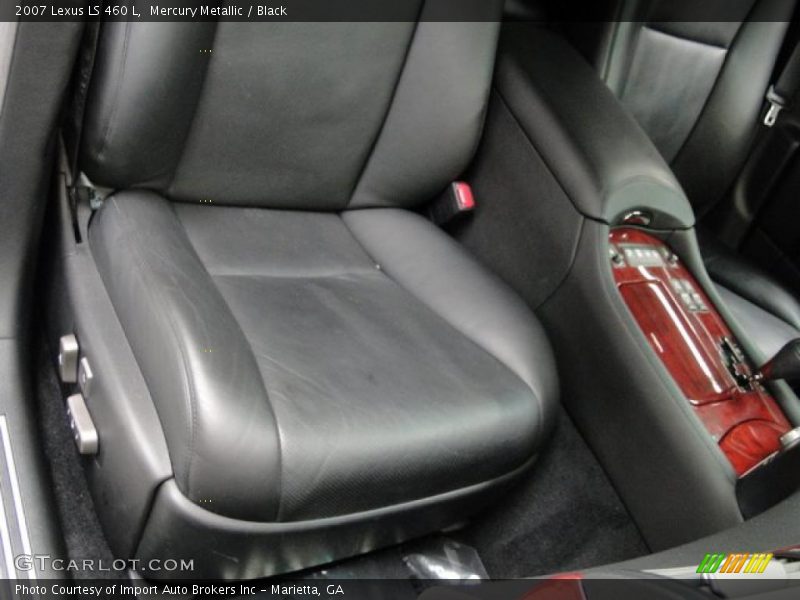 Mercury Metallic / Black 2007 Lexus LS 460 L