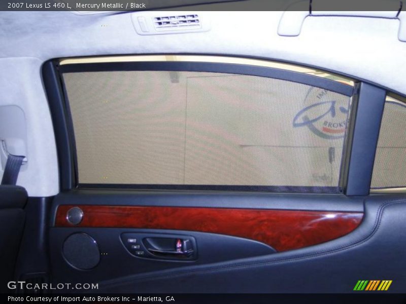 Mercury Metallic / Black 2007 Lexus LS 460 L