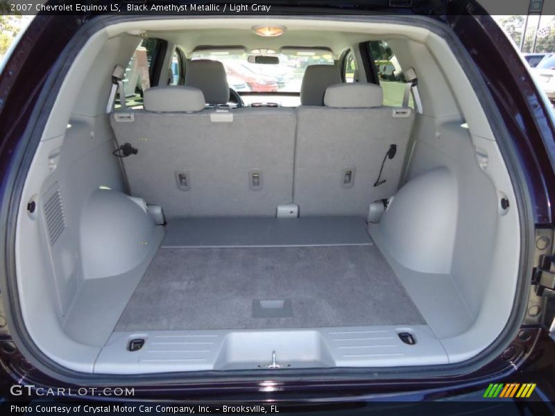 Black Amethyst Metallic / Light Gray 2007 Chevrolet Equinox LS