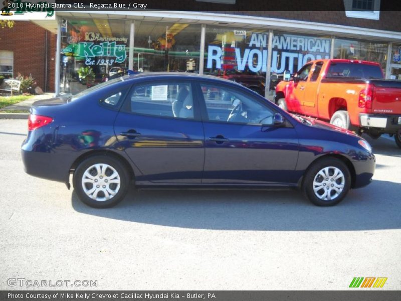 Regatta Blue / Gray 2010 Hyundai Elantra GLS