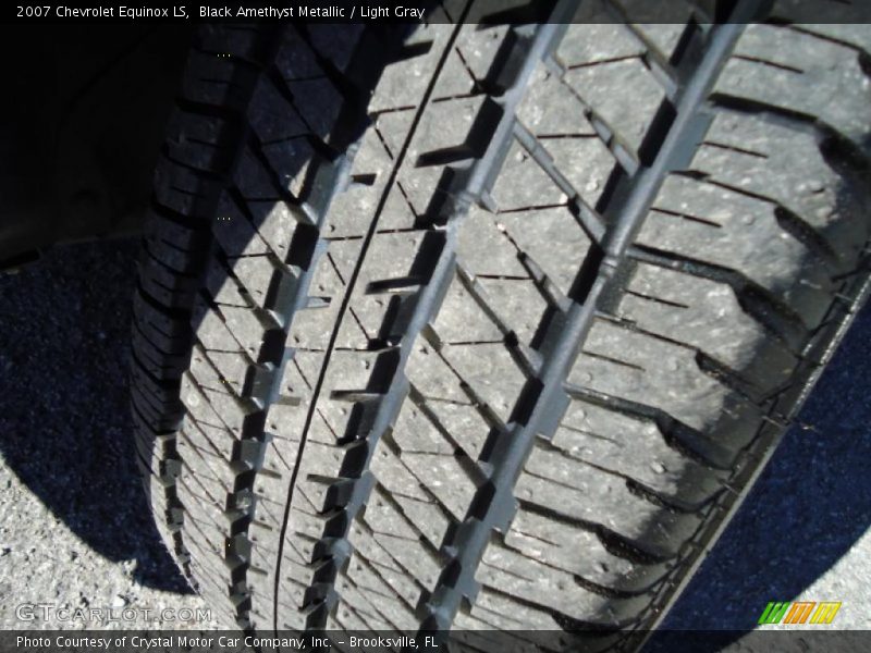 Black Amethyst Metallic / Light Gray 2007 Chevrolet Equinox LS