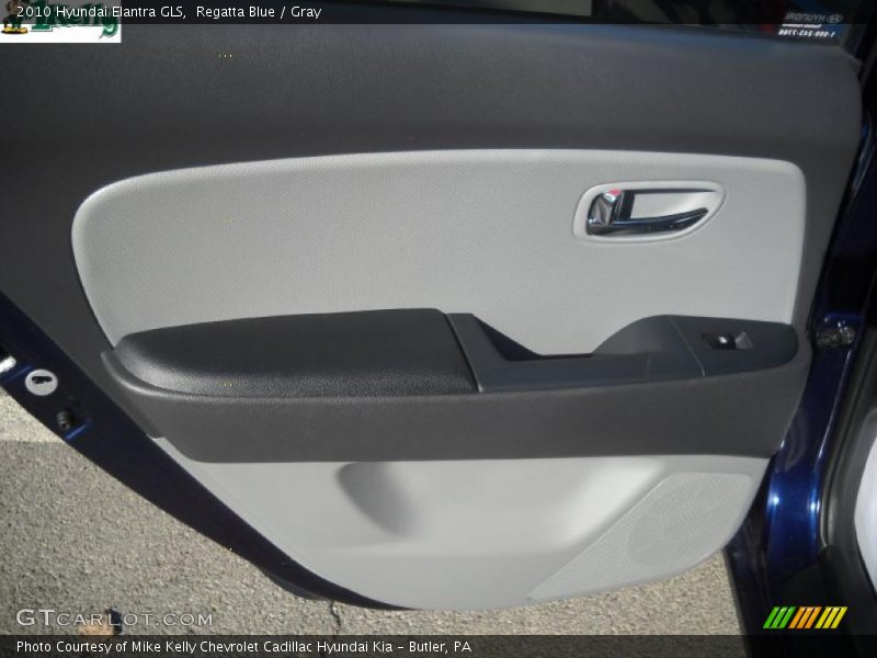 Regatta Blue / Gray 2010 Hyundai Elantra GLS