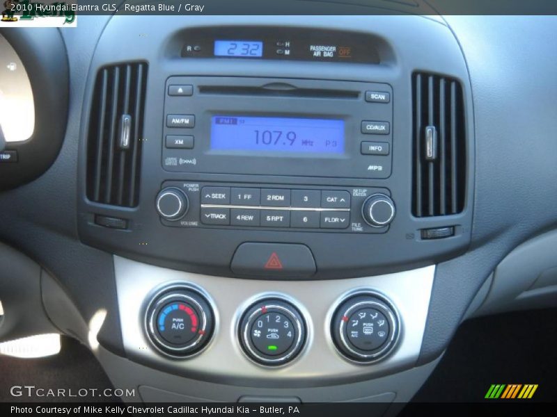 Regatta Blue / Gray 2010 Hyundai Elantra GLS
