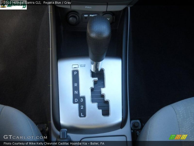 Regatta Blue / Gray 2010 Hyundai Elantra GLS