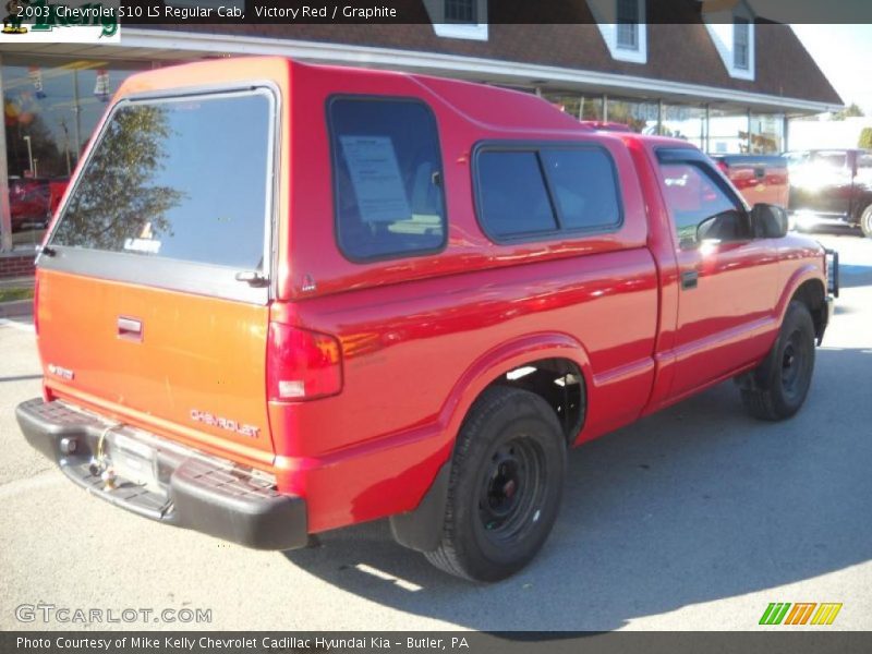 Victory Red / Graphite 2003 Chevrolet S10 LS Regular Cab