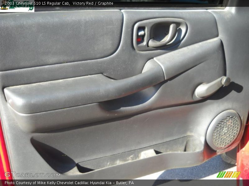 Victory Red / Graphite 2003 Chevrolet S10 LS Regular Cab