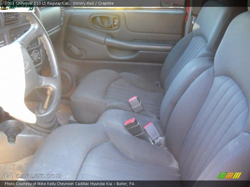 Victory Red / Graphite 2003 Chevrolet S10 LS Regular Cab
