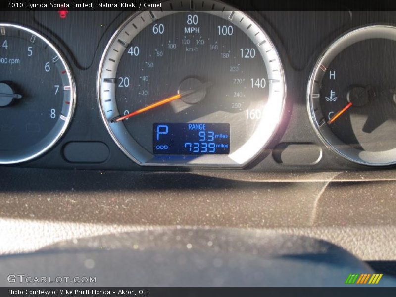 Natural Khaki / Camel 2010 Hyundai Sonata Limited
