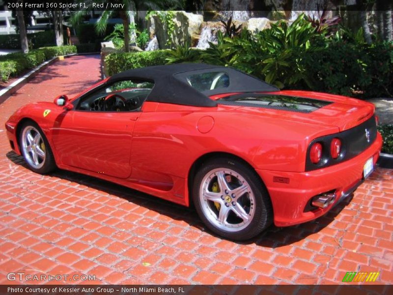 Red / Ivory 2004 Ferrari 360 Spider F1