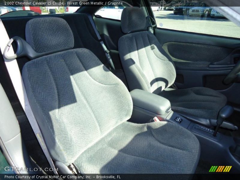 Forest Green Metallic / Graphite 2002 Chevrolet Cavalier LS Coupe