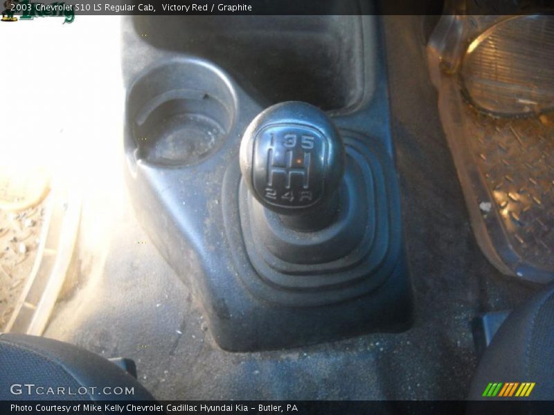 Victory Red / Graphite 2003 Chevrolet S10 LS Regular Cab