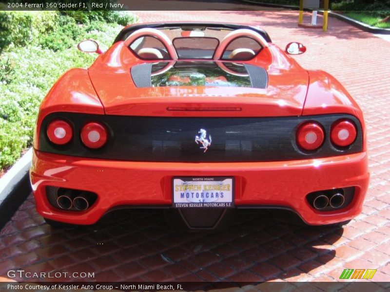 Red / Ivory 2004 Ferrari 360 Spider F1